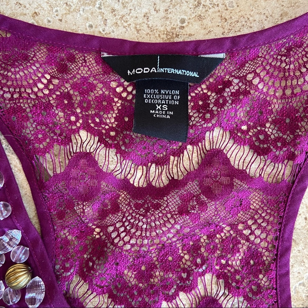 Moda International Lace Top - Picture 2 of 4